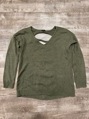 Express Open Back Sweater Size Small